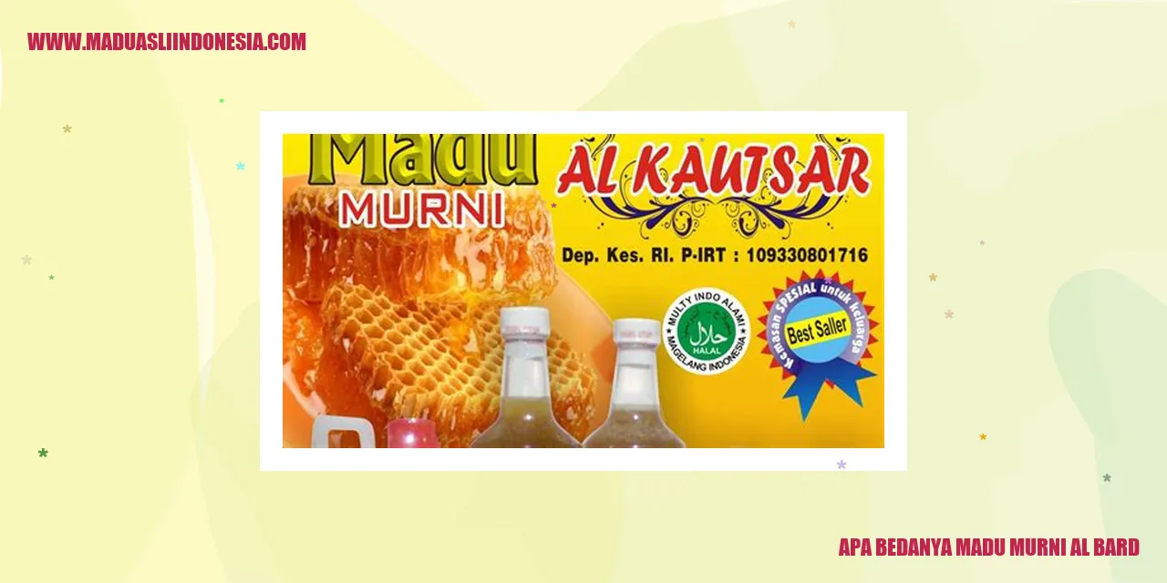 Madu Murni Al Bard