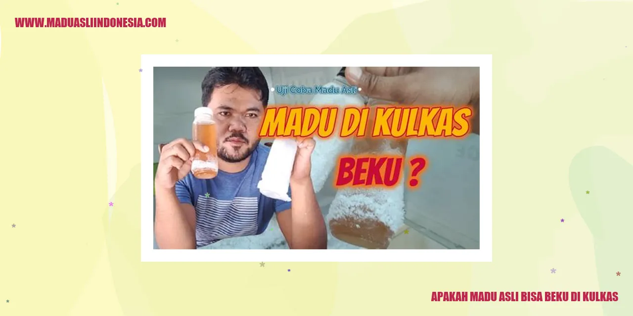 Madu Asli Indonesia