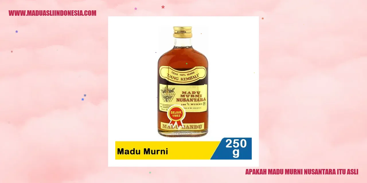 Madu Murni Nusantara