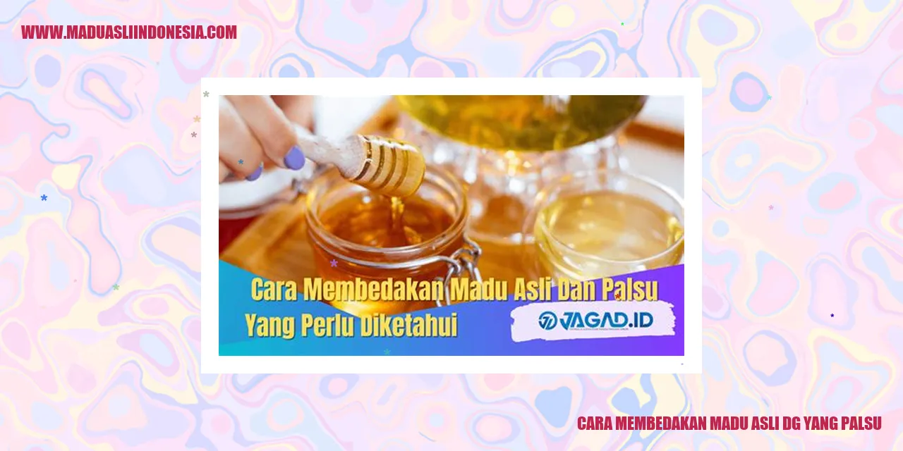 Gambar madu asli