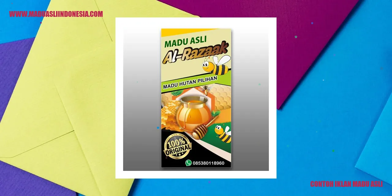 madu asli