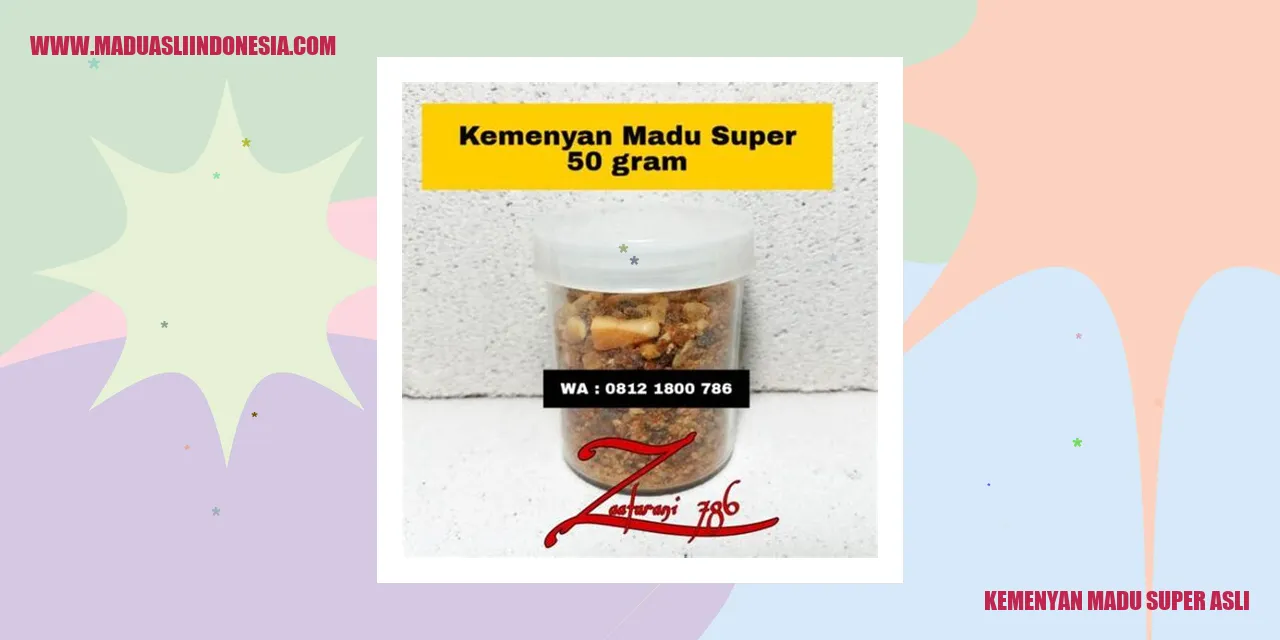 kemenyan madu super asli