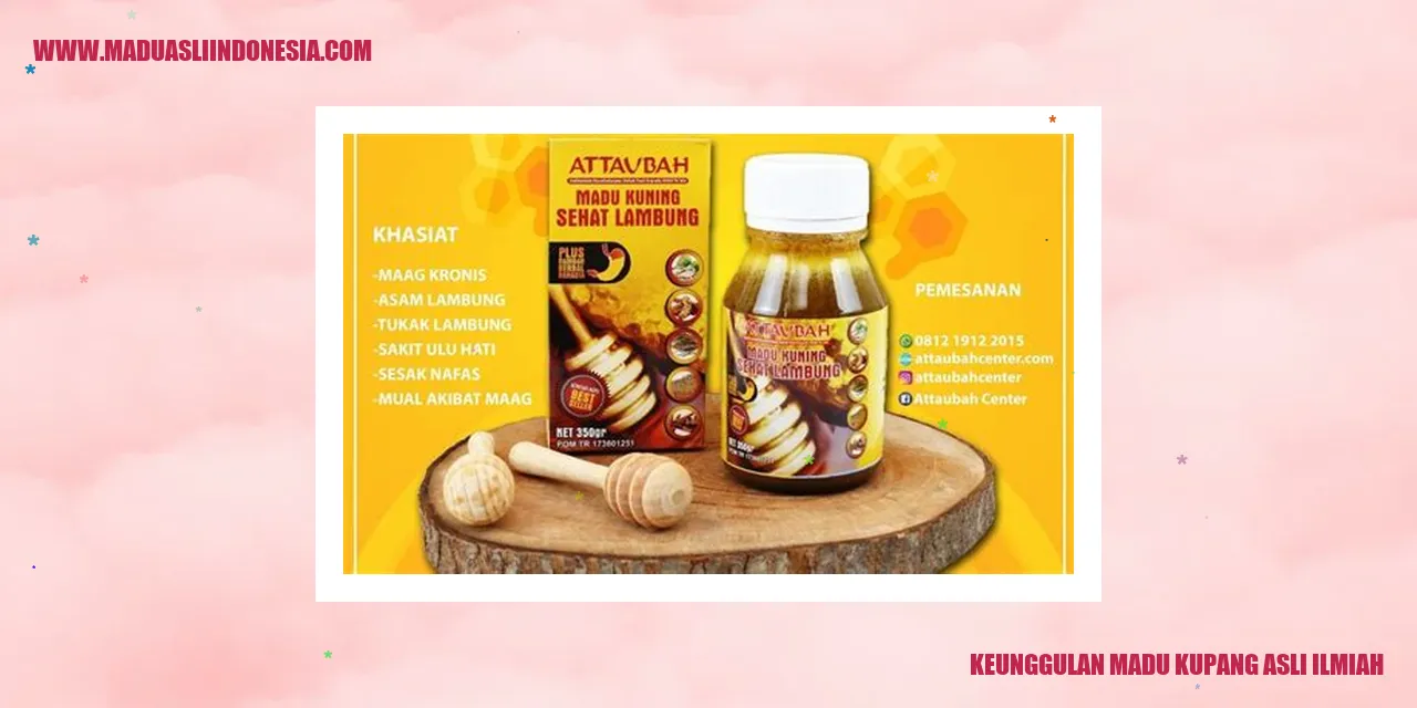 Madu Kupang Asli Ilmiah