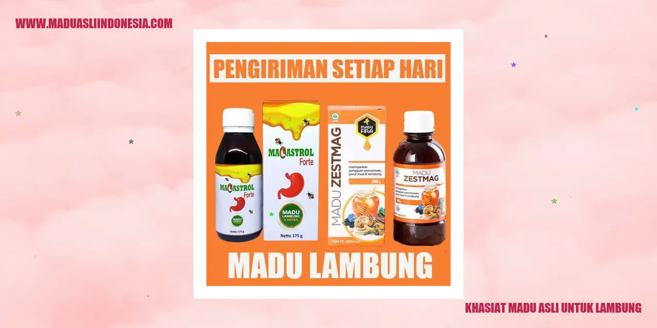 Khasiat Madu Asli untuk Lambung