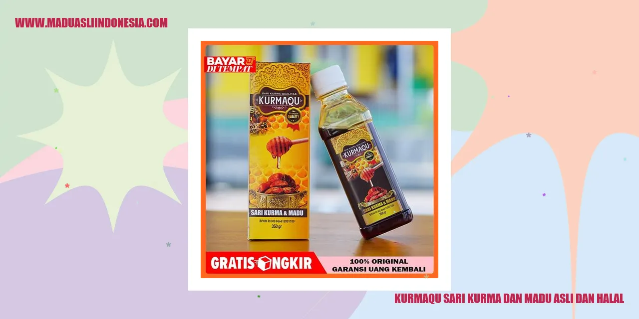 Gambar Kurmaqu Sari Kurma dan Madu Asli dan Halal