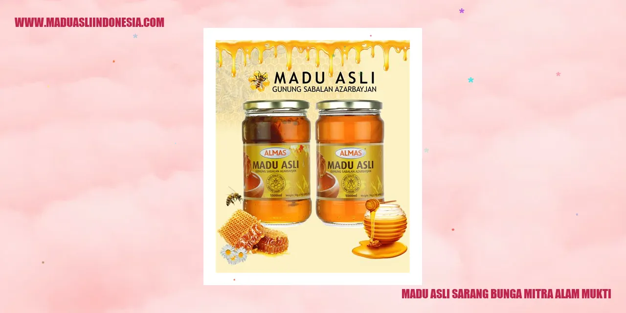 Madu Asli Sarang Bunga Mitra Alam Mukti