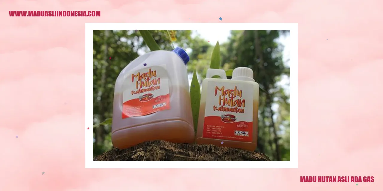 Madu Hutan Asli Ada Gas