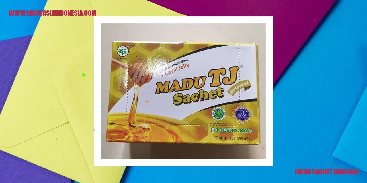 Madu Sachet Original