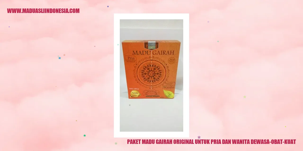 Paket Madu Gairah Original untuk Pria dan Wanita Dewasa-Obat-Kuat