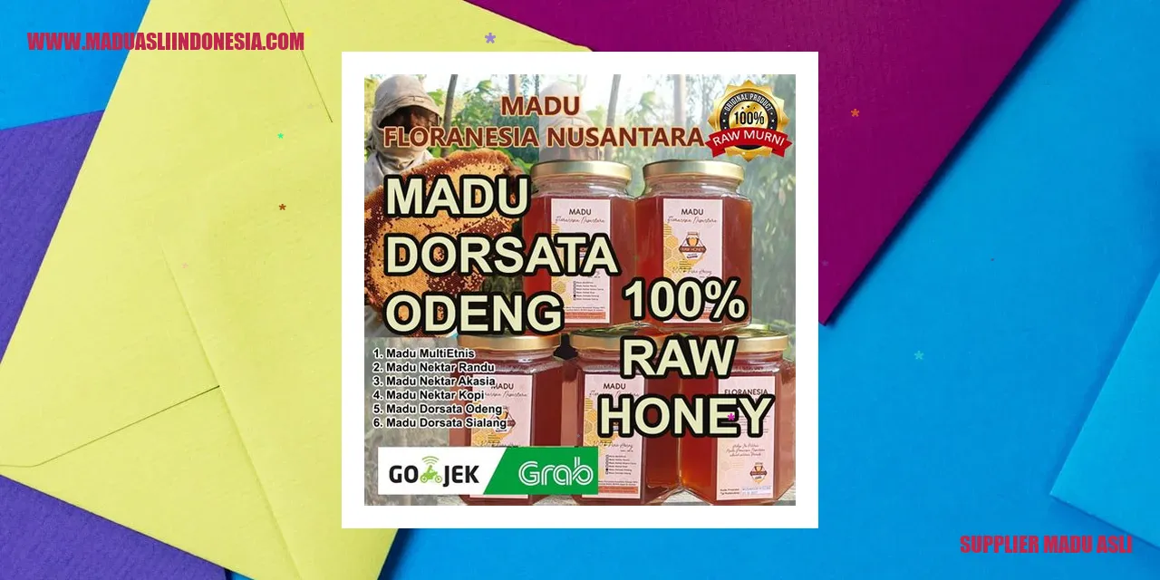 illustrasi supplier madu asli